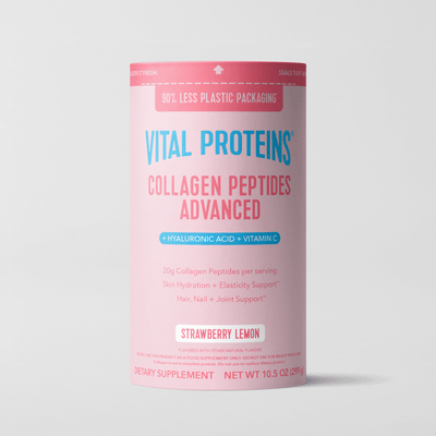 |CP10SLHAVC| Strawberry Lemon Collagen Peptides Advanced | Hero Image