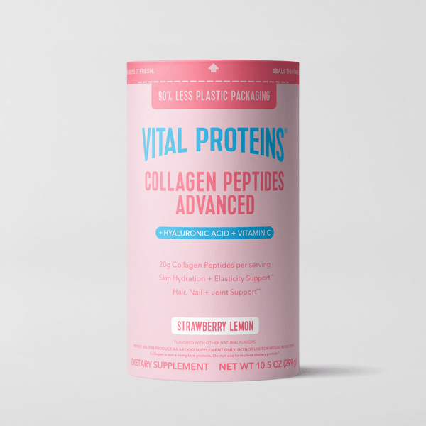 |CP10SLHAVC| Strawberry Lemon Collagen Peptides Advanced | Hero Image