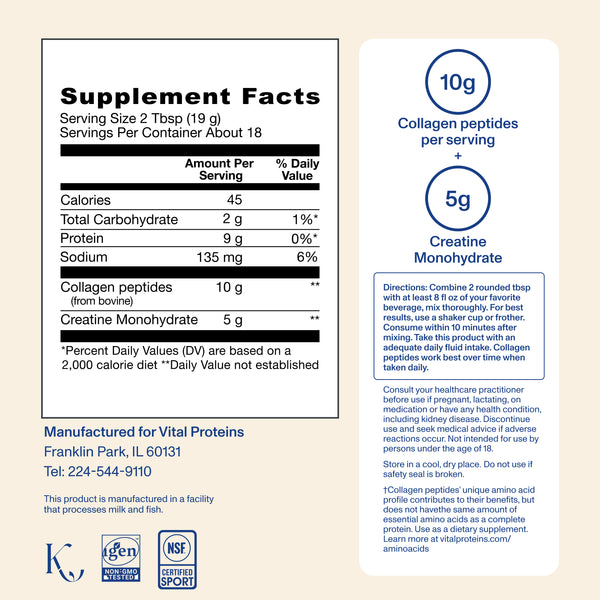 |CPACRSL5| Advanced CP + Creatine Strawberry Lemon | Supplement Facts